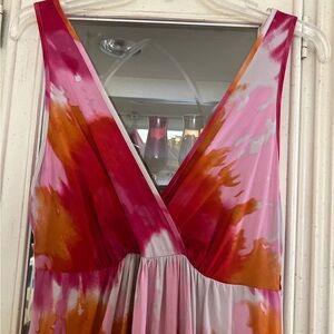 INC beach v-neck Maxi summer dress